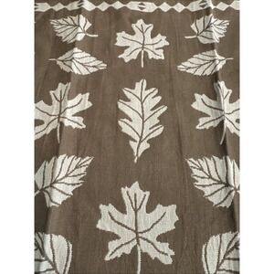 Anthropologie Danika Kitchen‎ Towel Dish Tea Scandi Modern Oak Leaf Geometric